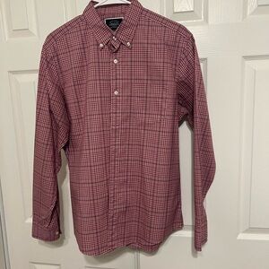 Charles Tyrwhitt Burgundy Check Shirt